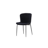 ESSZIMMERSTUHL MODESTO Schwarz 48x51x80 cm - Schwarz, Textil (48/80/51cm) - FURNLUX