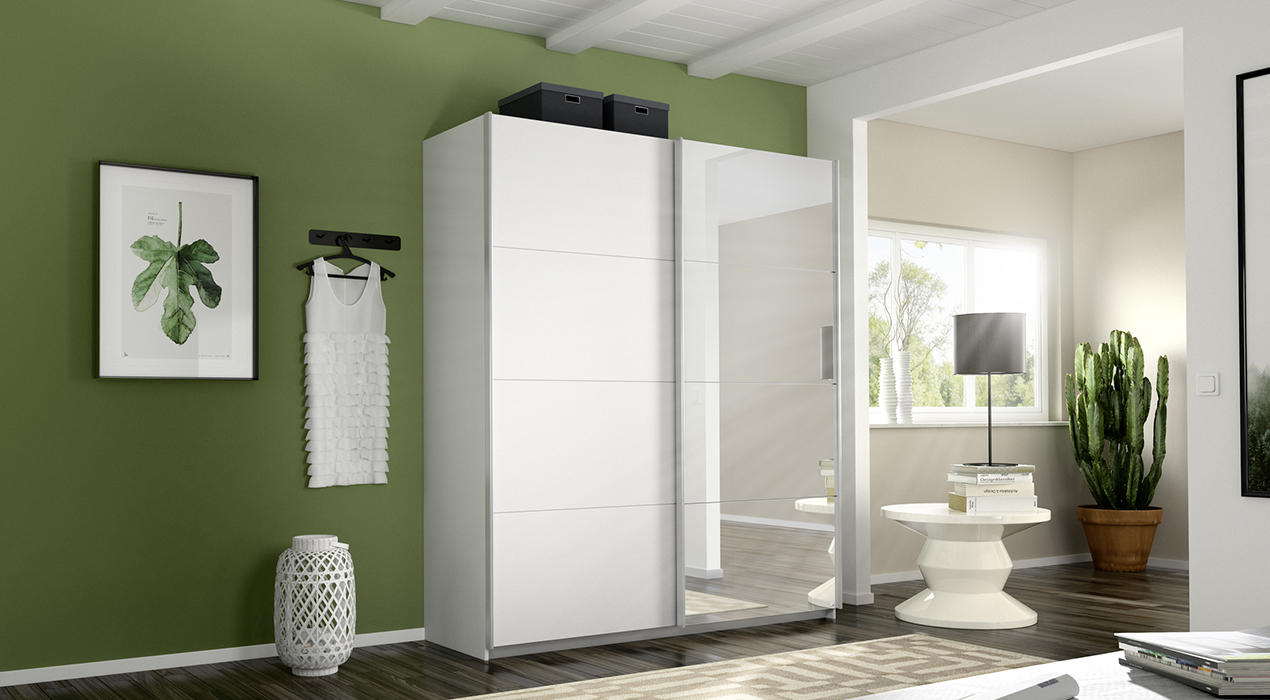 Mid.you Kleiderschrank in weiß