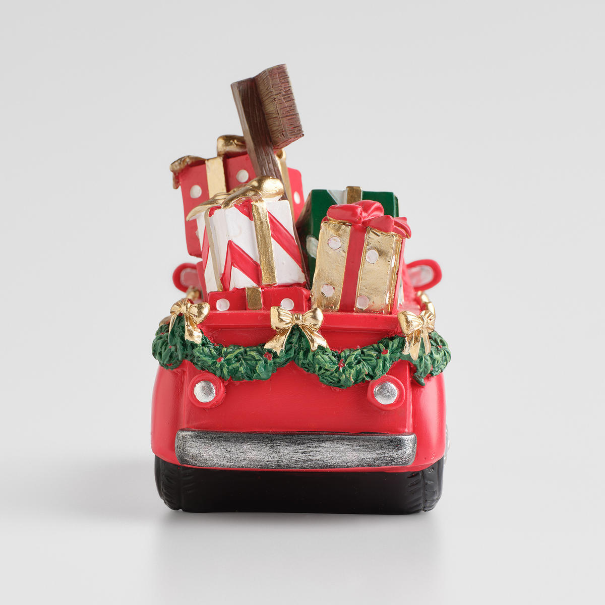 DEKOFIGUR Giftcar, Rot, 14 x 10 x 22 cm, Dekorative Weihnachtsdeko - Rot, Kunststoff (10/14/22cm) - home&you