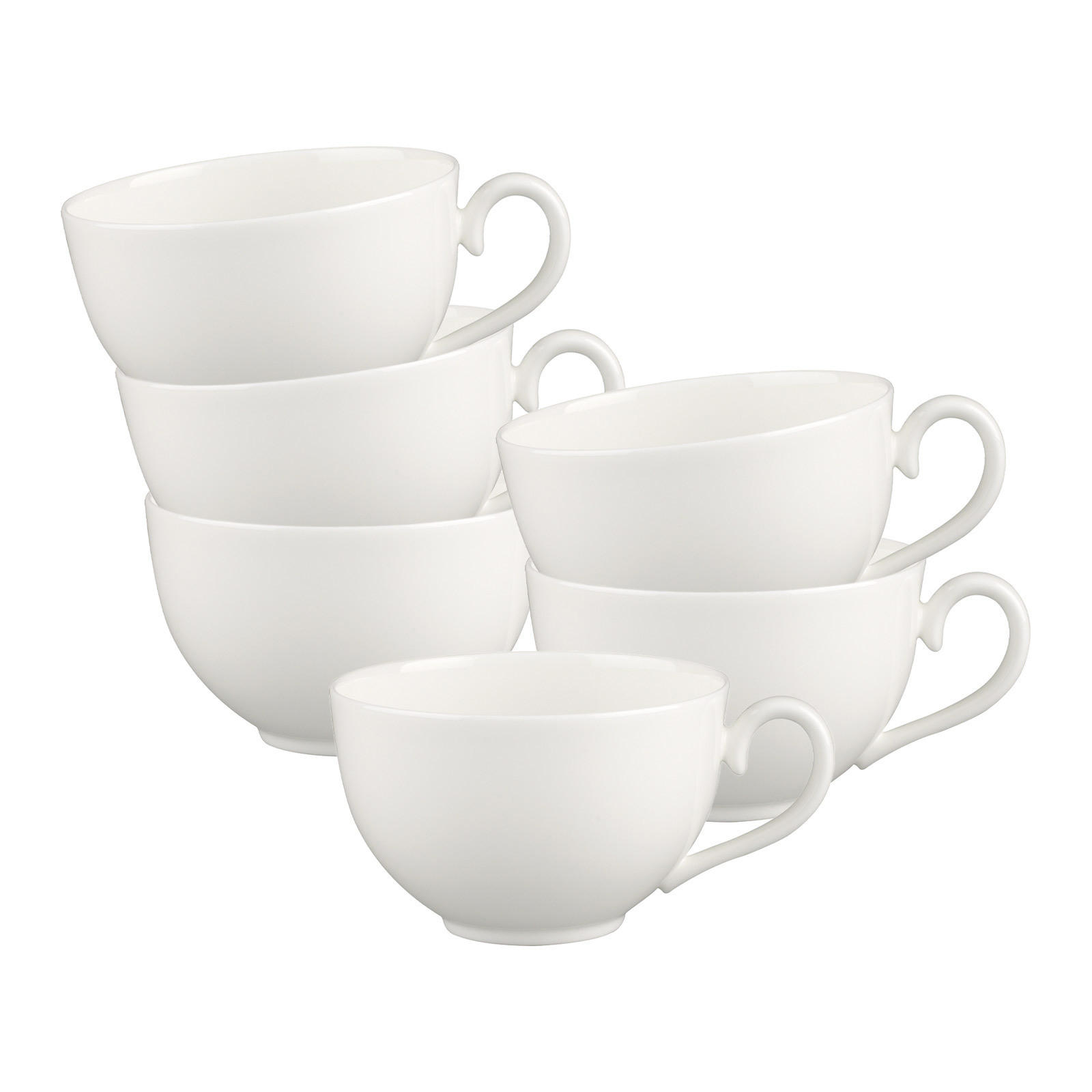 CAPPUCCINOTASSEN White Pearl weiß 310 ml - Weiß, Keramik (0.31L) - Villeroy & Boch