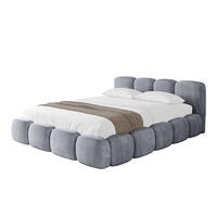 POLSTERBETT mit Bettkasten und Lattenrost, Boxbett ohne Matratze - KALA-v1 180x200 Grau - Grau, Holzwerkstoff/Textil (180/200cm) - ALTDECOR