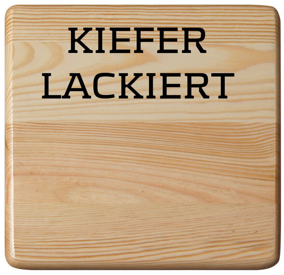 ESSTISCH Runder Kiefer Weiss/Lackiert, 90cm - Kieferfarben, Holz (90/90/75cm)