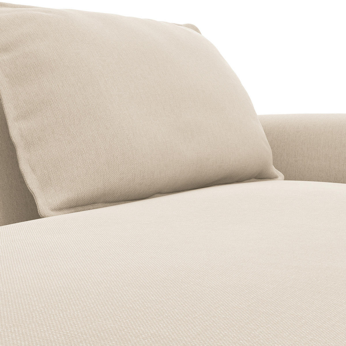 2,5-SITZER SOFA - Beige, Textil (217/82/156cm) - home24