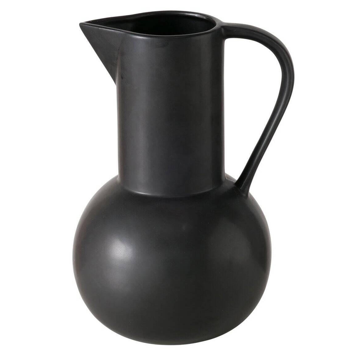 Boltze Home Vase Schwarz 25 cm