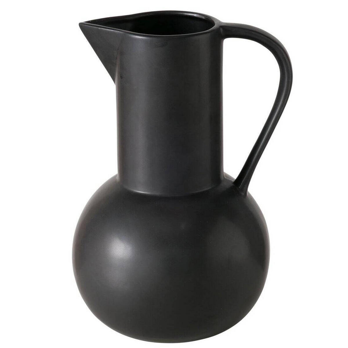 VASE Zuky 25 cm - Schwarz, Keramik (25cm) - Boltze Home
