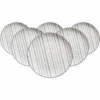 SPEISETELLER Sendai Ranke grau ø 27 cm 6er Set - Grau, Keramik (27cm) - Ritzenhoff Breker