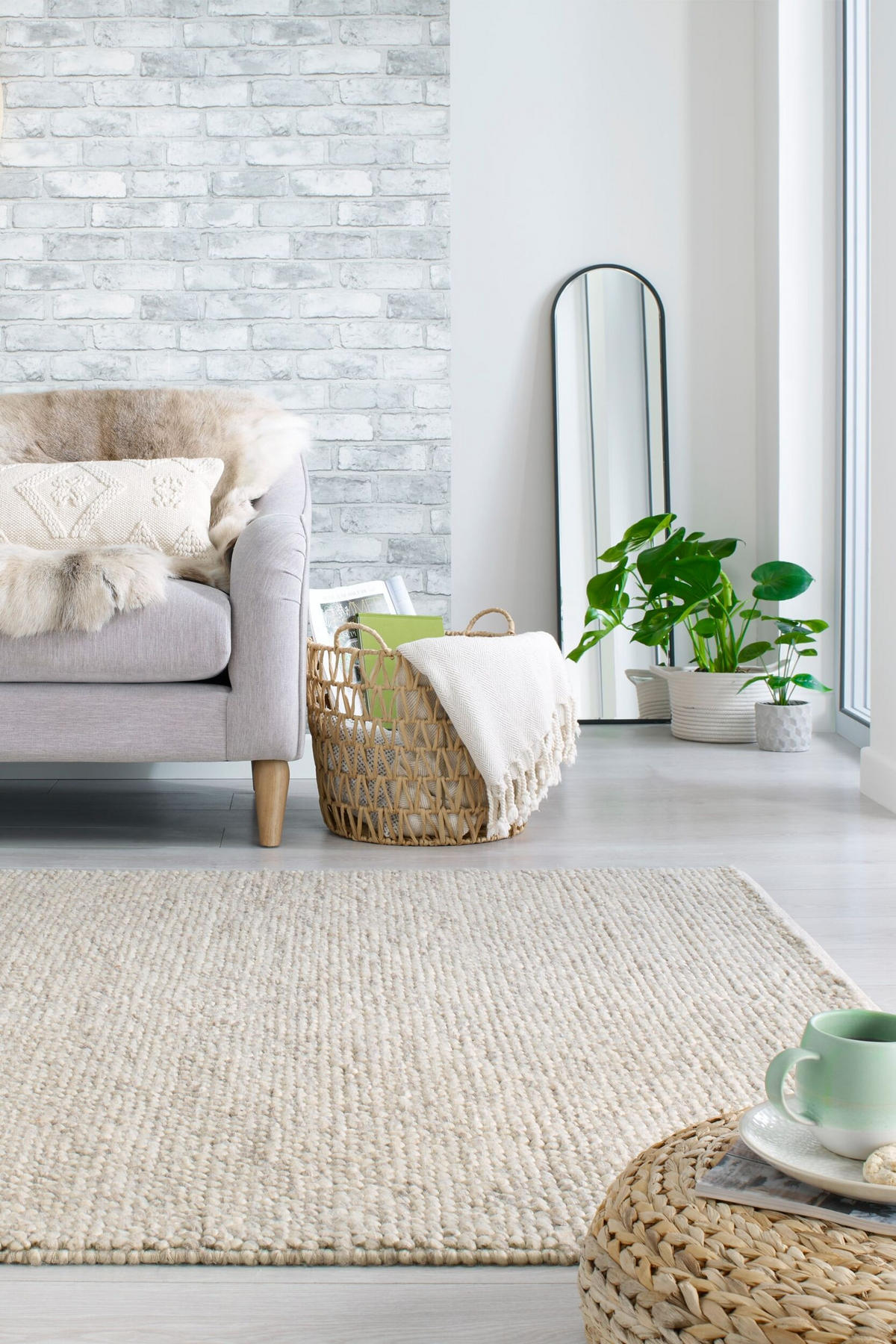 TEPPICH Uni-Design, hochdicht MEDWAY, Beige 120x170 cm - Beige, Textil (120/170cm) - KADIMA DESIGN