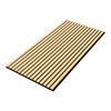 AKUSTIK WANDPANEEL-SET Vang 16-TLG. - Eichefarben, Holzwerkstoff/Kunststoff (60/120/2.1cm) - NEU.HOLZ