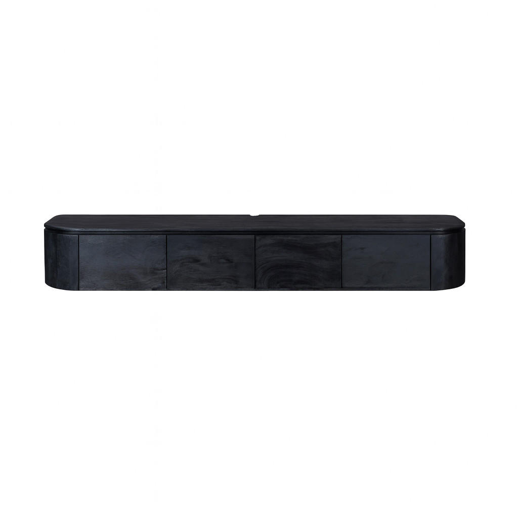 TV-MÖBEL Excellent Schwarz 35/200/45 cm - Schwarz, Holz (200/45/35cm) - Starfurn