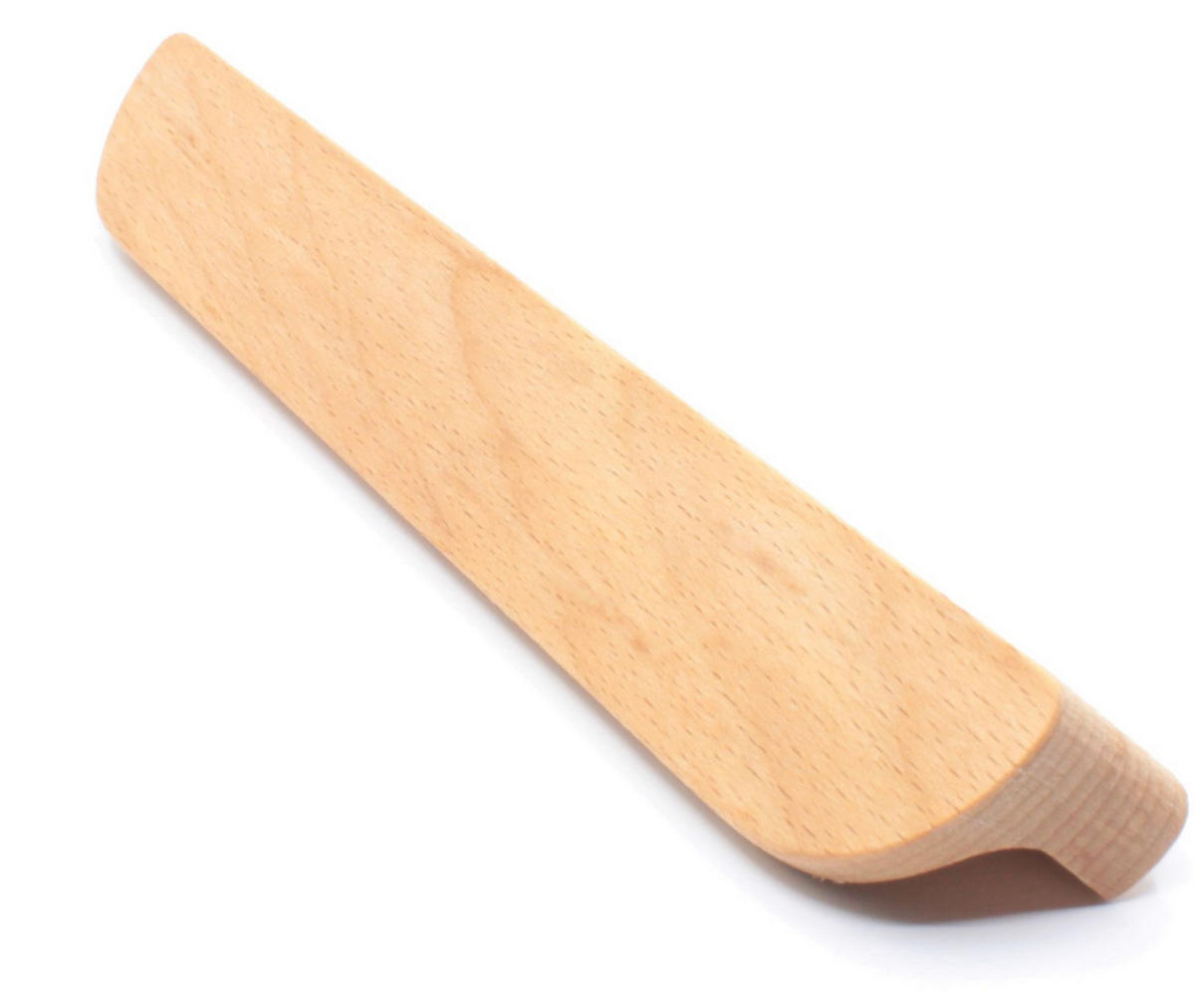 MÖBELGRIFF BA 160mm, Holzgriff Buche massiv, Griffleiste Küche - Naturfarben, Holz (2.5/2/18.2cm)