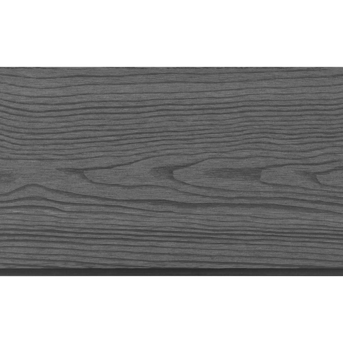 GARTENZAUN, Ersatz-Zaunbretter, 170/20,3 cm, aus WPC, Grau, 9er-Set - Grau, Kunststoff (20.3/20.3cm) - vidaXL