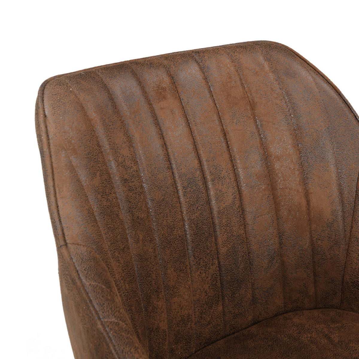 ARMLEHNSTUHL ARVIT Braun - Braun, Textil/Metall (57/81/62cm) - B&D Home