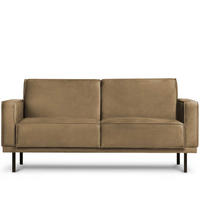 EINZELSOFA BARO 2-Sitzer,Beige - Beige, Holz/Textil (150/71/81cm) - KONSIMO®
