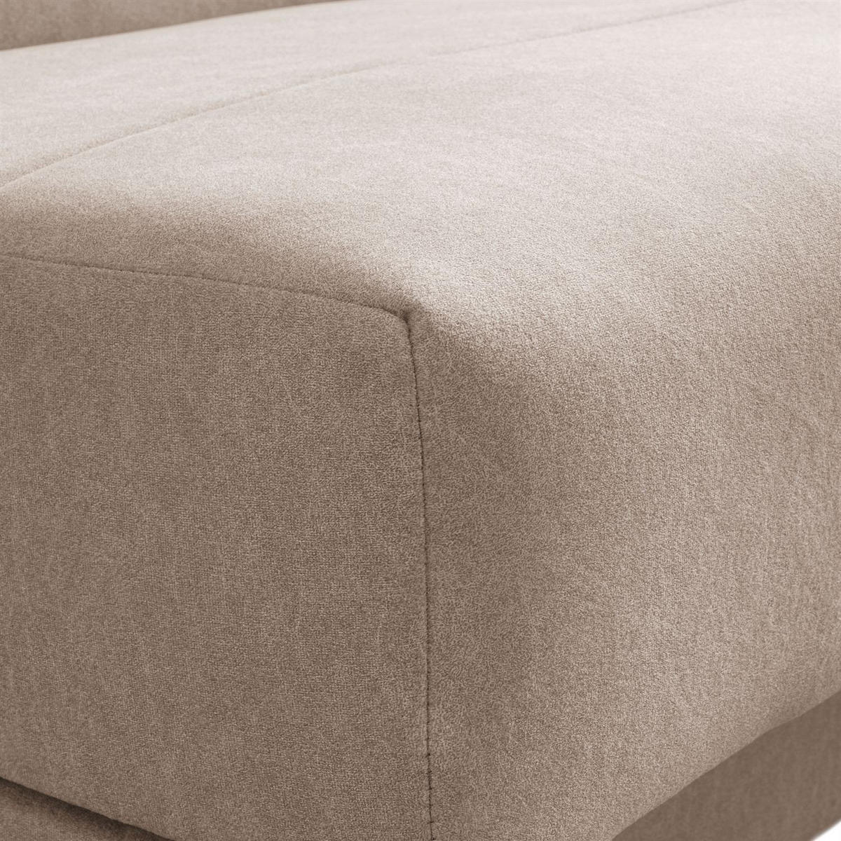 SCHLAFSOFA VERO II mit Schlaffunktion Castel 15 - Beige, Textil (191/88/90cm) - Lookway