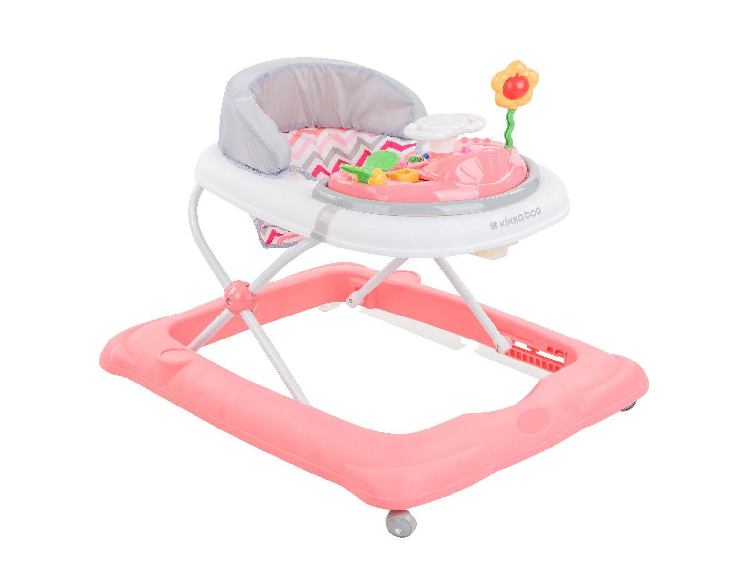 LAUFLERNHILFE Misty rosa pink klappbar, 3-fach höhenverstellbar, Spielcenter - Rosa, Kunststoff (60/50/60cm) - Kikka boo