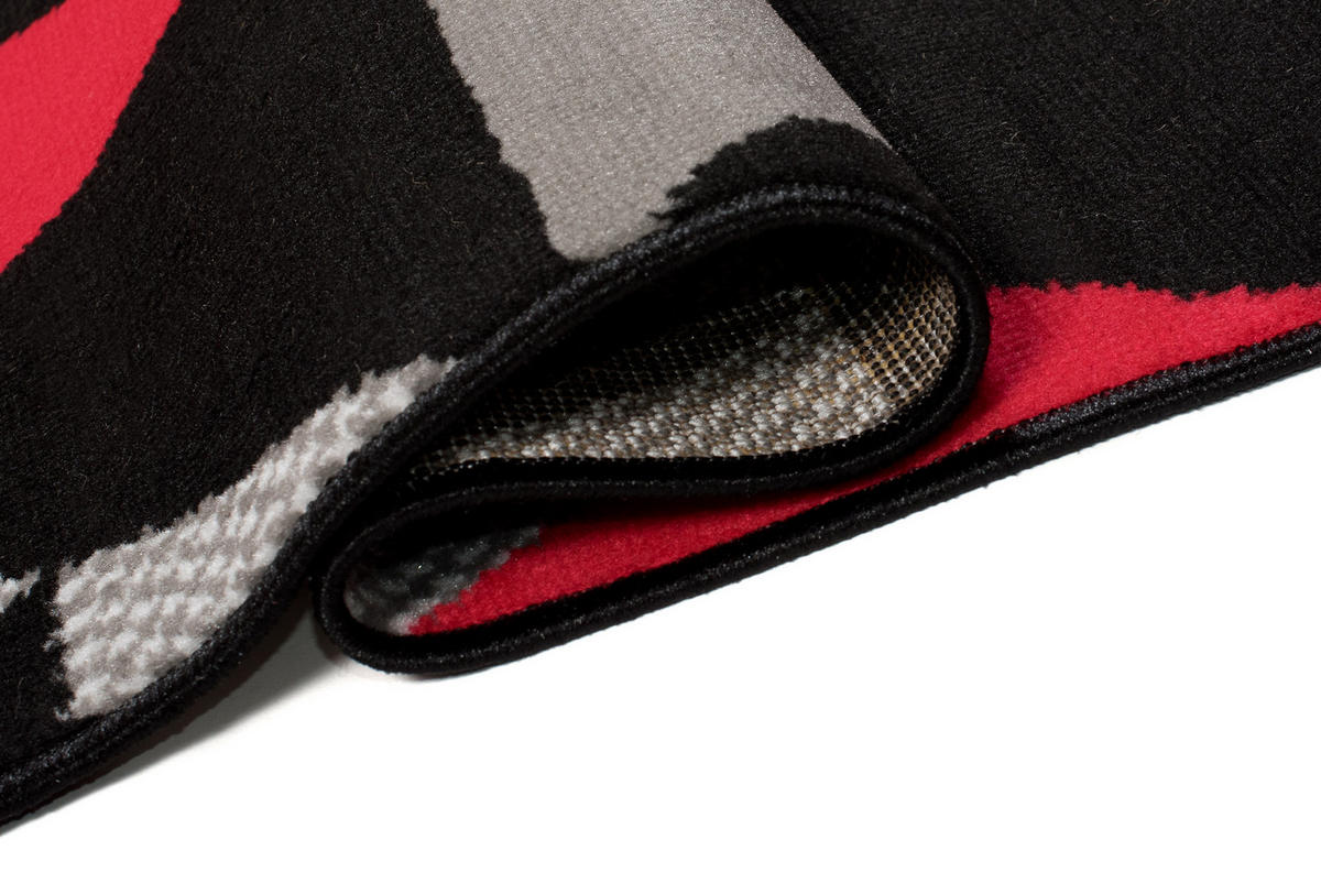 TEPPICH MAYA Rot Dreiecke Meliert 300/400 cm - Rot, Textil (300/400cm) - Tapiso