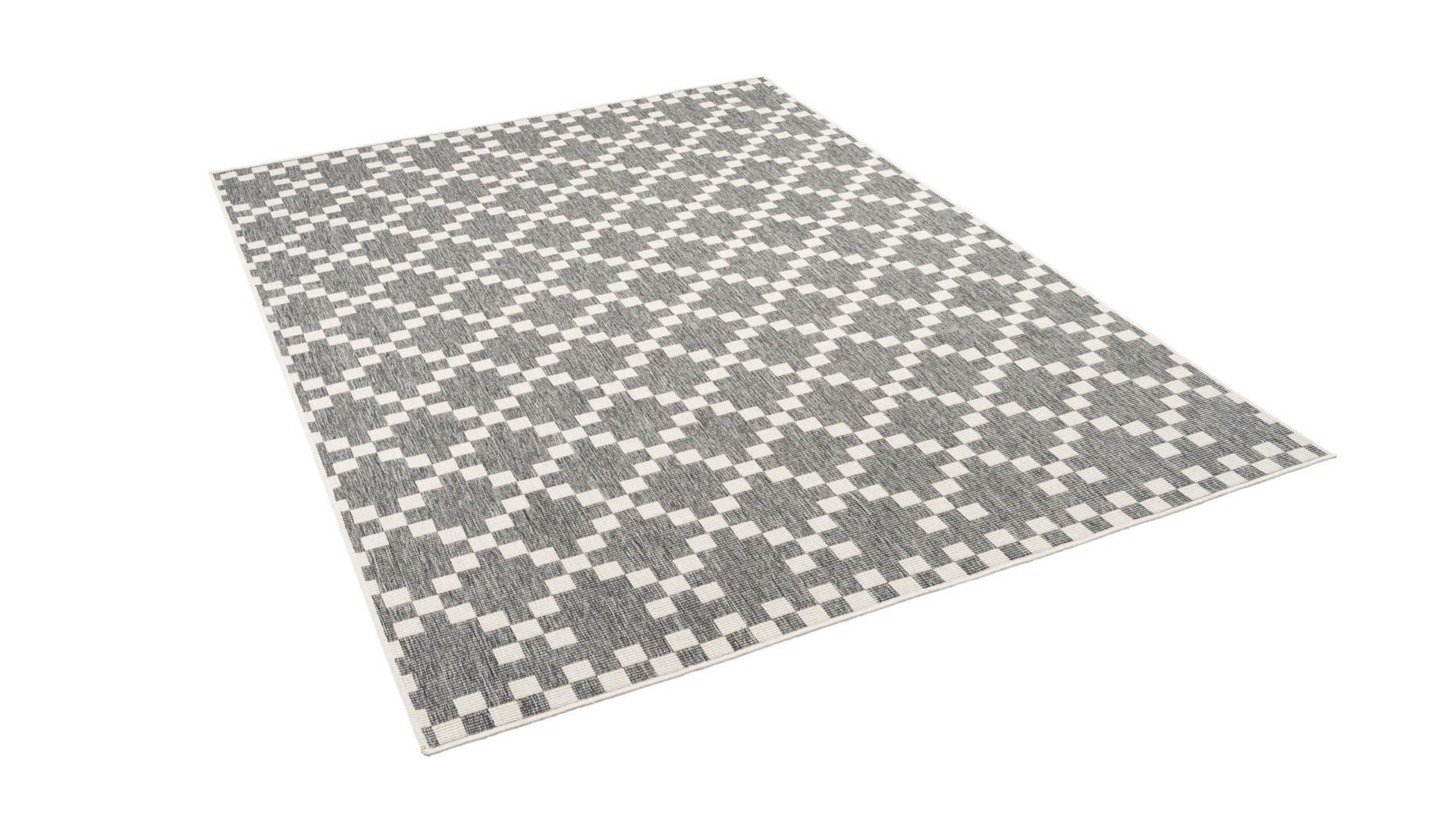 Thumbnail - Pergamon In-, Silber, Textil, 80x160 cm, Teppiche & Böden, Teppiche, Outdoorteppiche