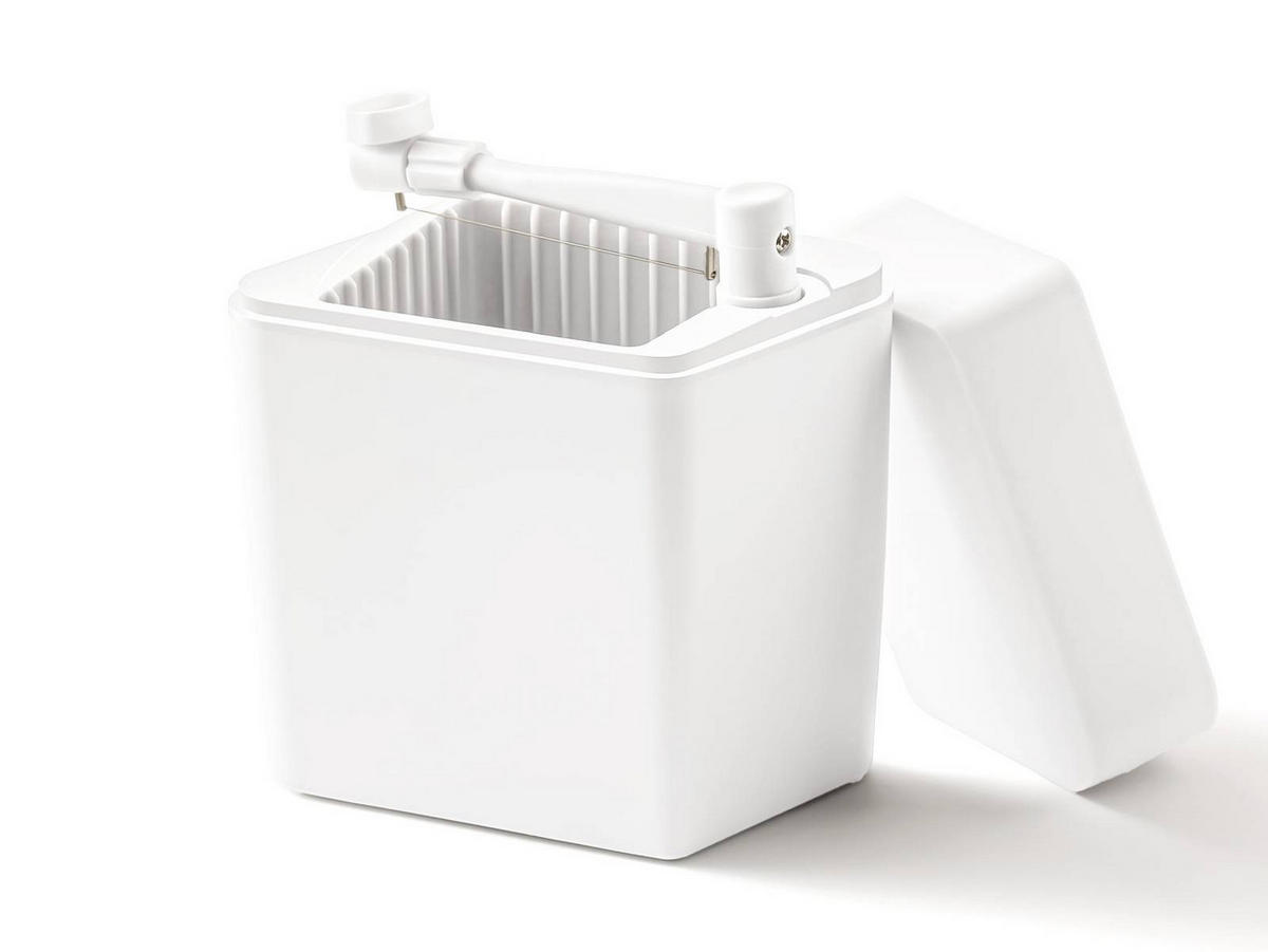 KÄSEHOBEL Classic weiß - Weiß, Kunststoff (10/16cm) - Rosti