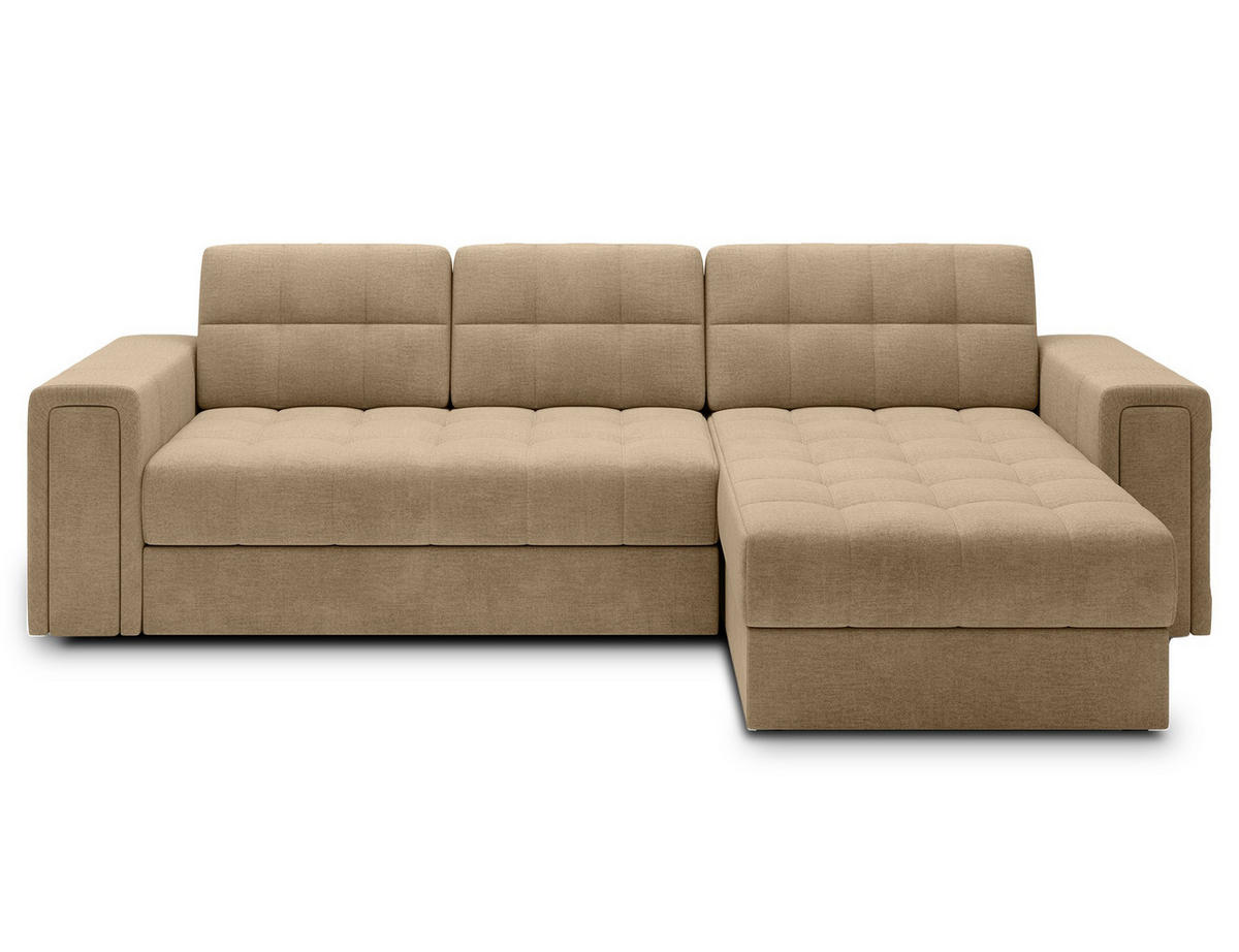 ECKSOFA BLENDI - Cappuccino (Monolith 09) - Cappuccino, Holzwerkstoff (260/150cm) - Möblo