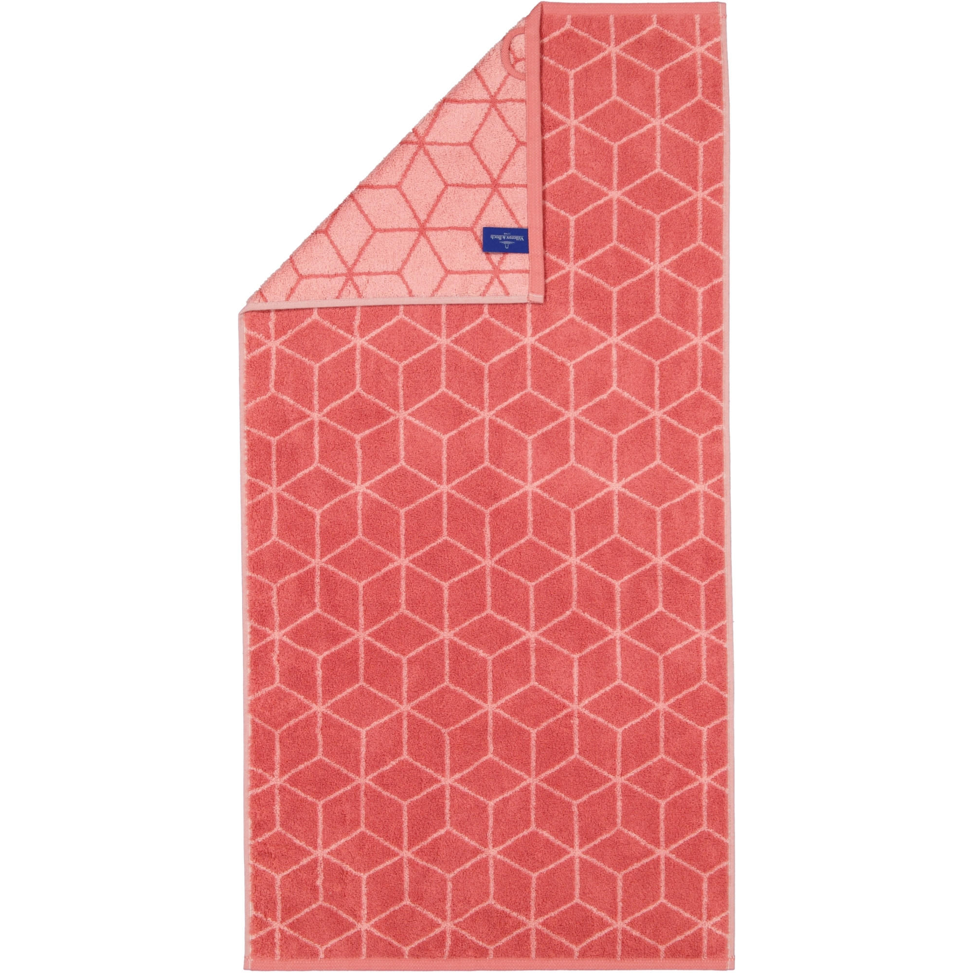 HANDTÜCHER COORDINATES CARRÉ 2557 CORAL - 22 - Rot, Textil (50/100cm) - Zöllner
