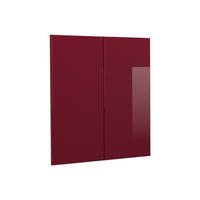 KUCHYŇSKÁ DVÍŘKA R-Line Červená vysoký lesk - červená, kompozitní dřevo (59.2/59/1.6cm) - Vicco