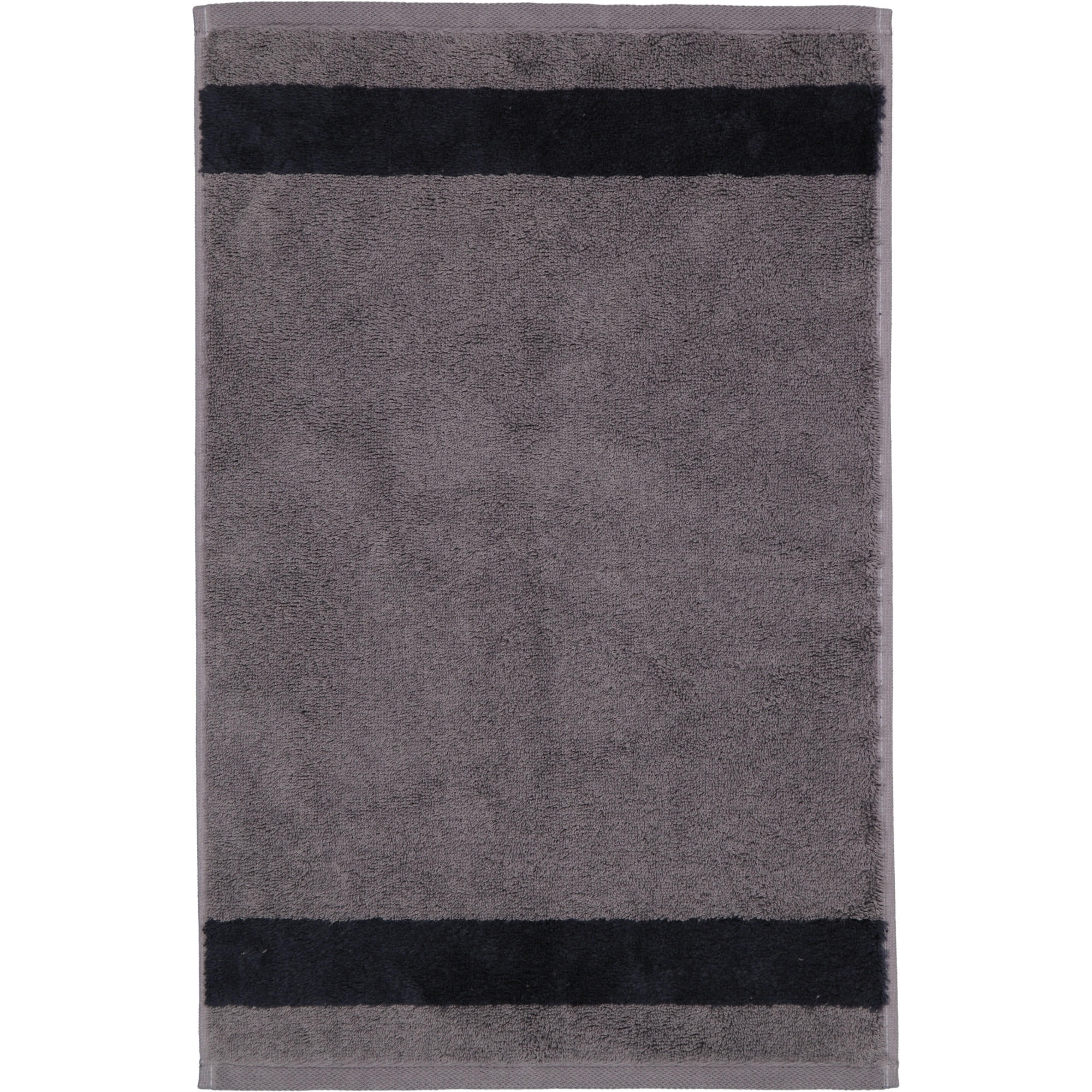 HANDTÜCHER LUXURY DOUBLE 2560 GRAPHITE - 79 - Grau, Textil (30/50cm) - Zöllner