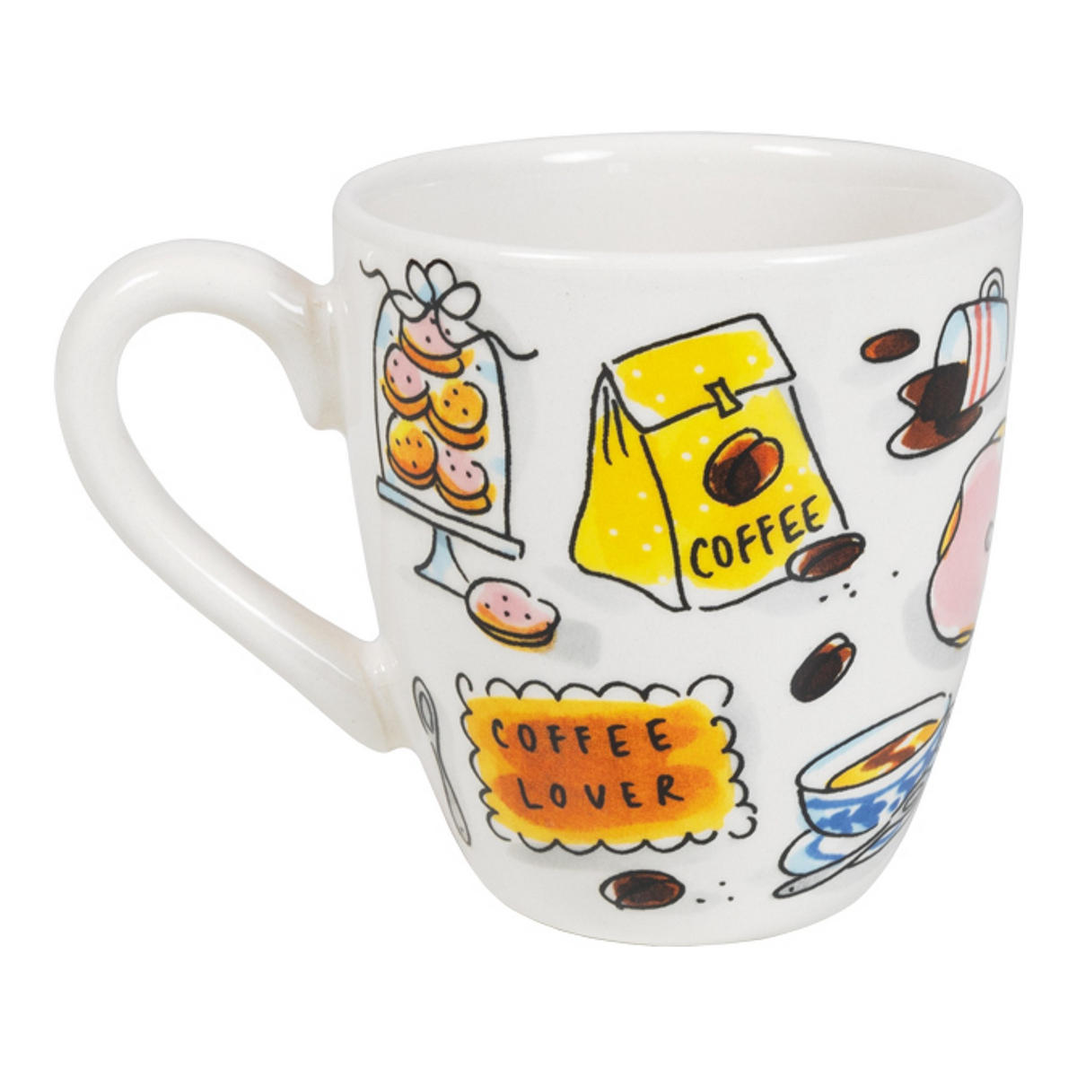 MINI-BECHER Herz Blond x Senseo in Bunt - 200 ml - Multicolor, Keramik (0.2L) - Blond Amsterdam