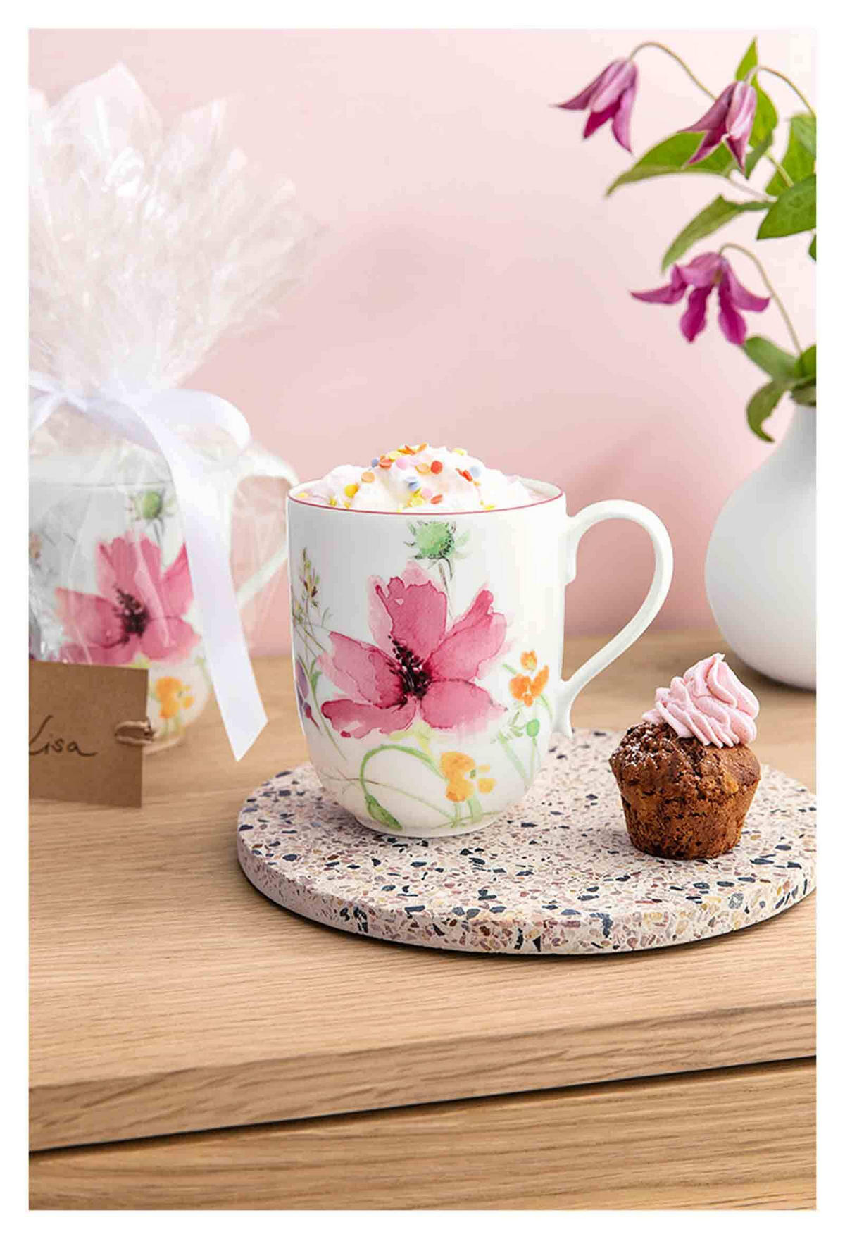 KAFFEEBECHER Mariefleur Basic bunt 330 ml 6er Set - Multicolor, Keramik (0.33L) - Villeroy & Boch