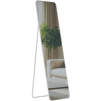 STANDSPIEGEL eckig 40/3/140 cm Glas Weiß Matt - Weiß, Glas (40/140/3cm) - CLP