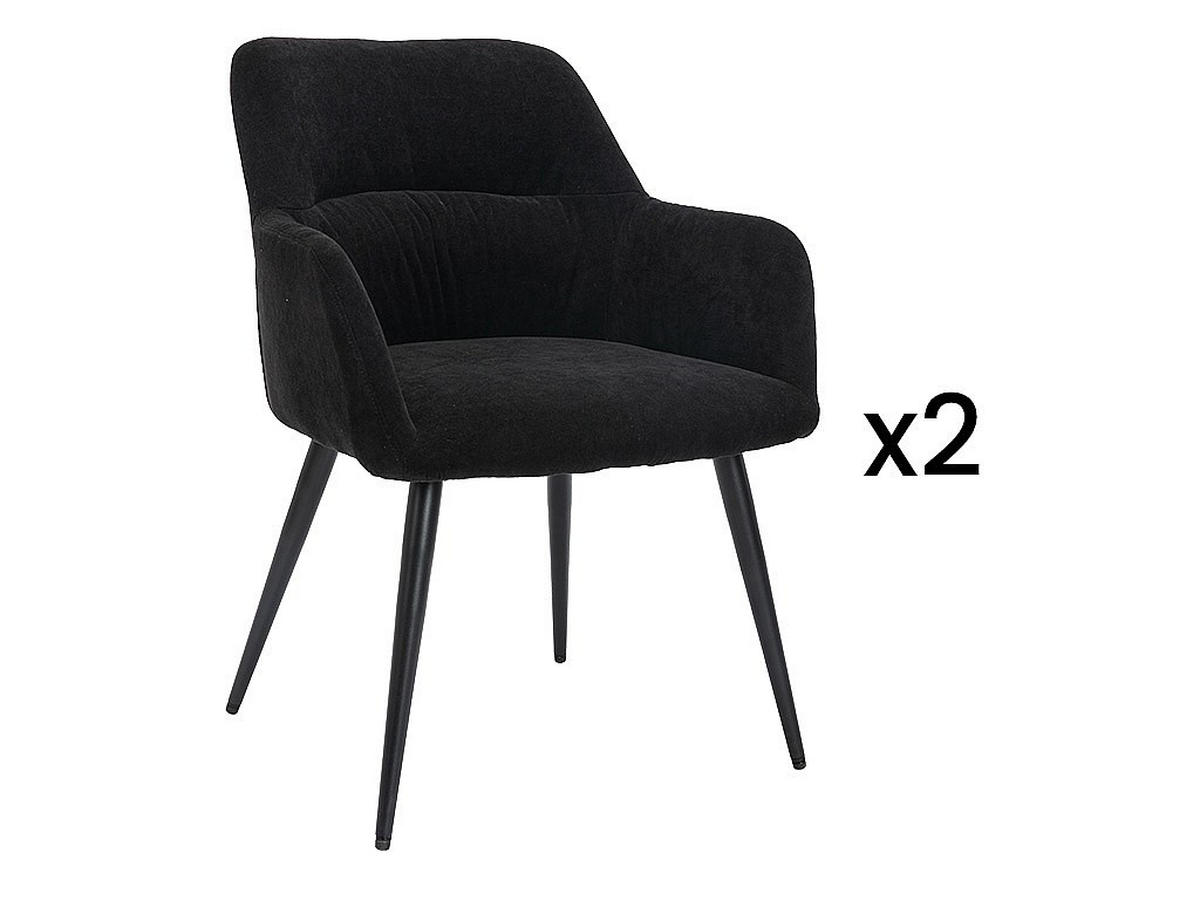 STUHL - 59.5cm x 61cm - Polyester - blaugrün - HEKA - Blau, Textil (59.5/78/61cm) - Vente-Unique