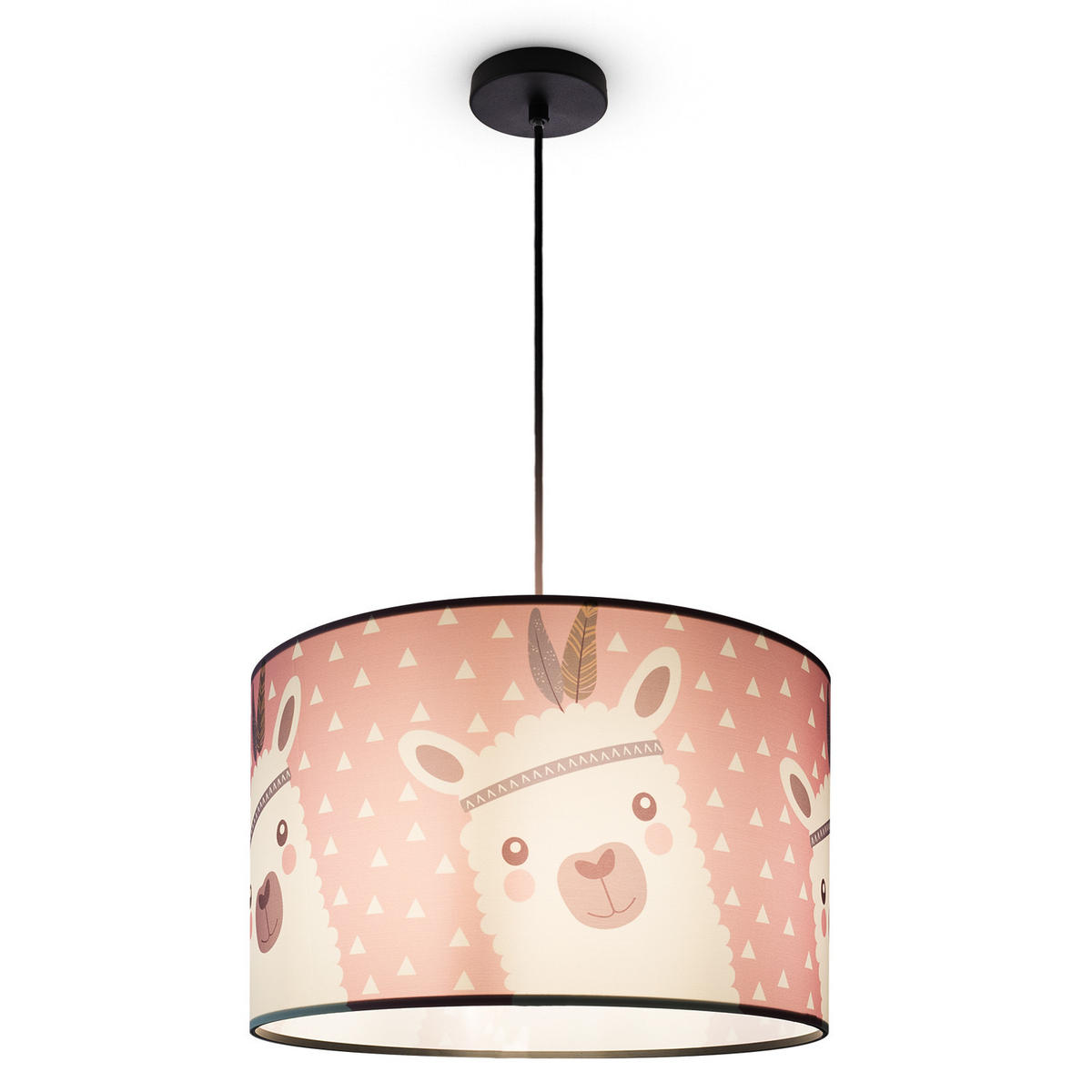 PENDELLEUCHTE Hugo Pd1 Ela 214 - Schwarz, Metall (45.5/45.5/27cm) - Paco Home