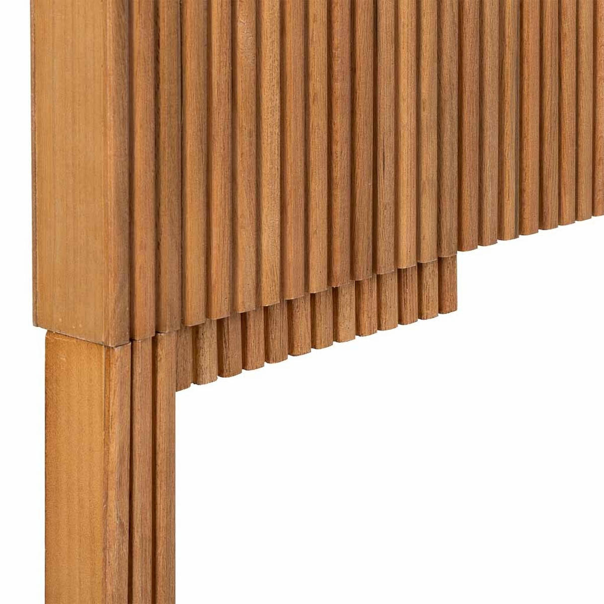 KOPFTEIL aus Holz, braun, 160x7x100cm - Braun, Holz (160/100/7cm) - Wanderlust