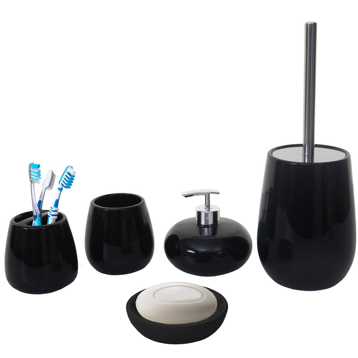 BADSET Schwarz - Schwarz, Keramik (12/33/12cm) - MCW
