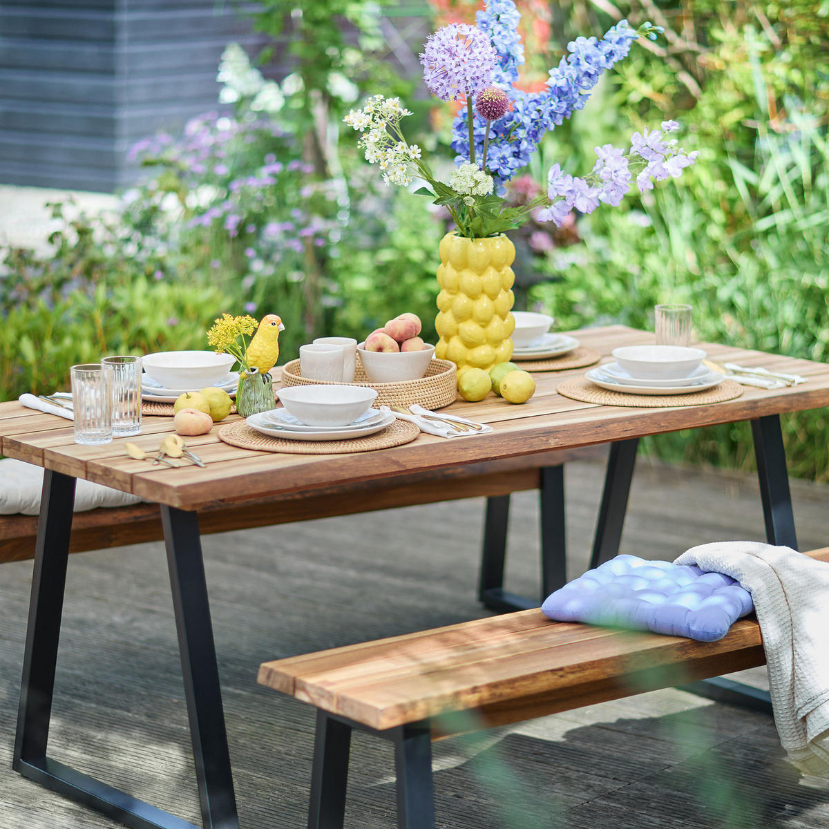 GARTENBANK Torrence - Braun, Holz (35/45/180cm) - Butlers