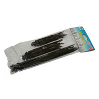 KABELBINDER-SORTIMENT, schwarz, 100 - 200 mm, 75-tlg. - Schwarz, Kunststoff (312/101/25cm) - BGS technic