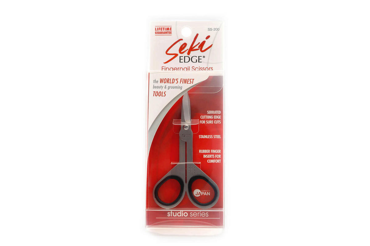 NAGELSCHERE EDELSTAHL SS-200, 9.5 cm - Silberfarben/Schwarz, Metall (5.2/1/9.5cm) - Seki EDGE