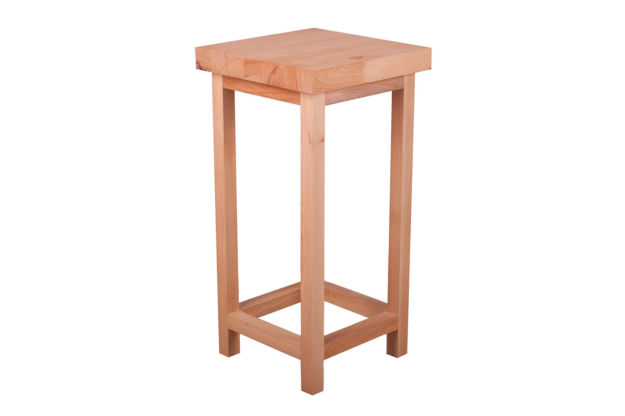 BLUMENSTÄNDER Siri Platte 4cm Buche 30x30x60cm - Buchefarben, Holz (30/30/60cm) - DELUKE