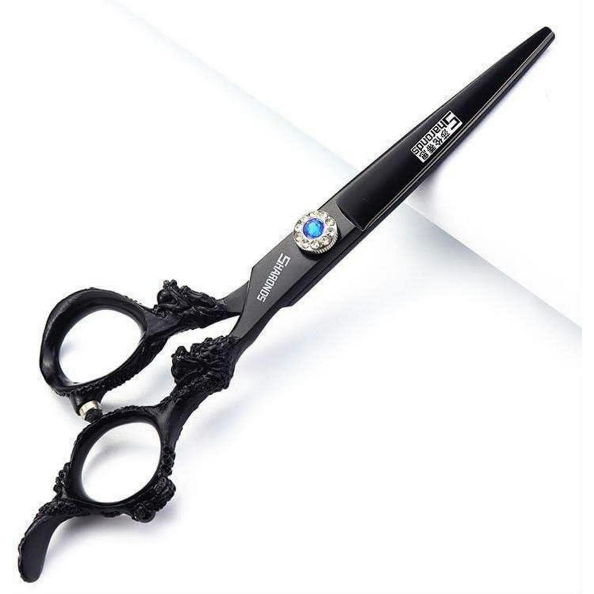 FRISEURSCHEREN Set 6 Zoll 3-teilig Edelstahl - Schwarz, Metall (5/1/15.2cm)