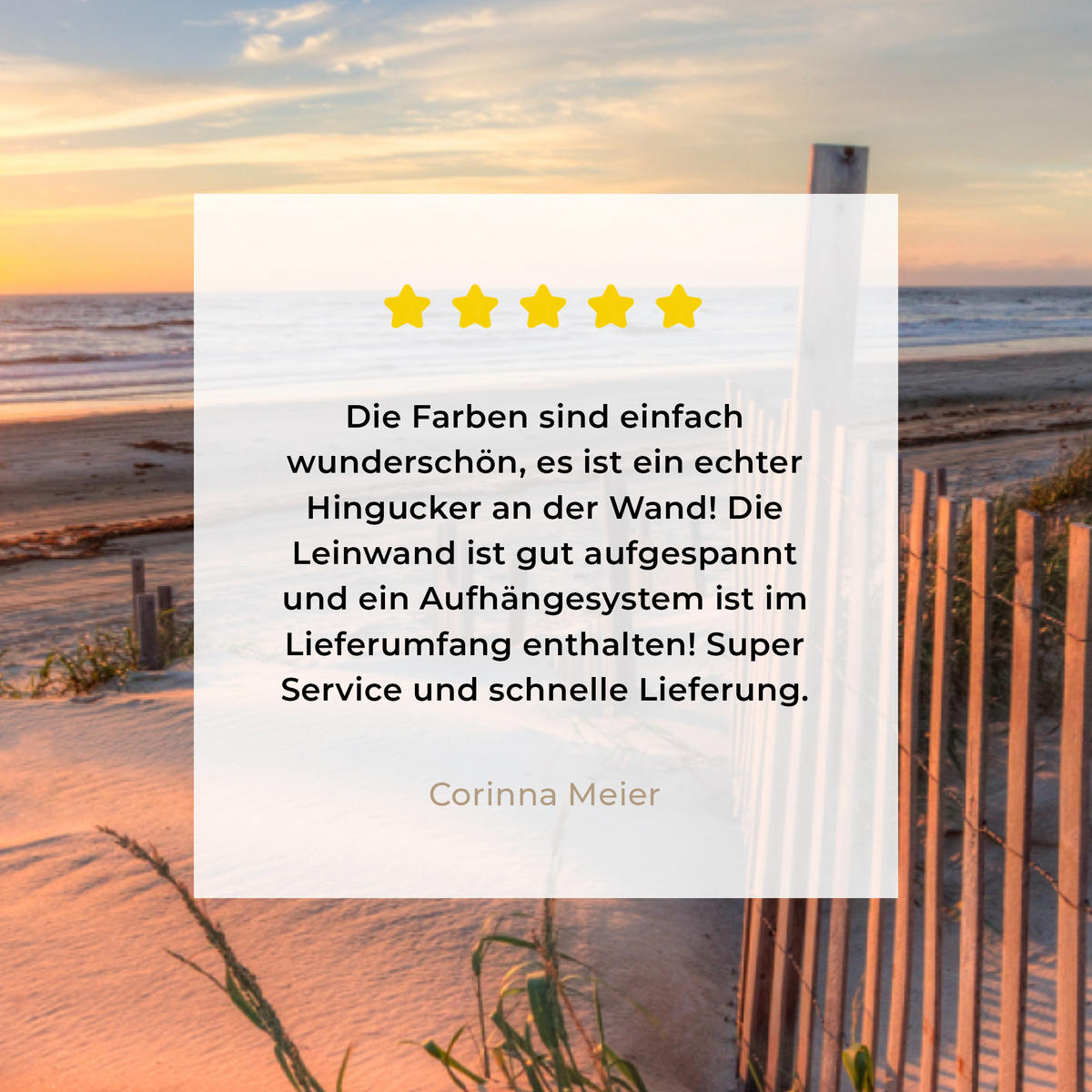 LEINWANDBILD Strand - Meer - Düne - Sonnenuntergang - Landschaft XXL 150x100 cm - Beige, Textil (150/100cm) - MuchoWow