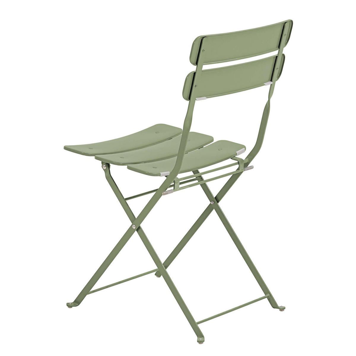 GARTENSTUHL 2-tlg., Grün - Grün, Metall (42/81/48cm) - Oviala