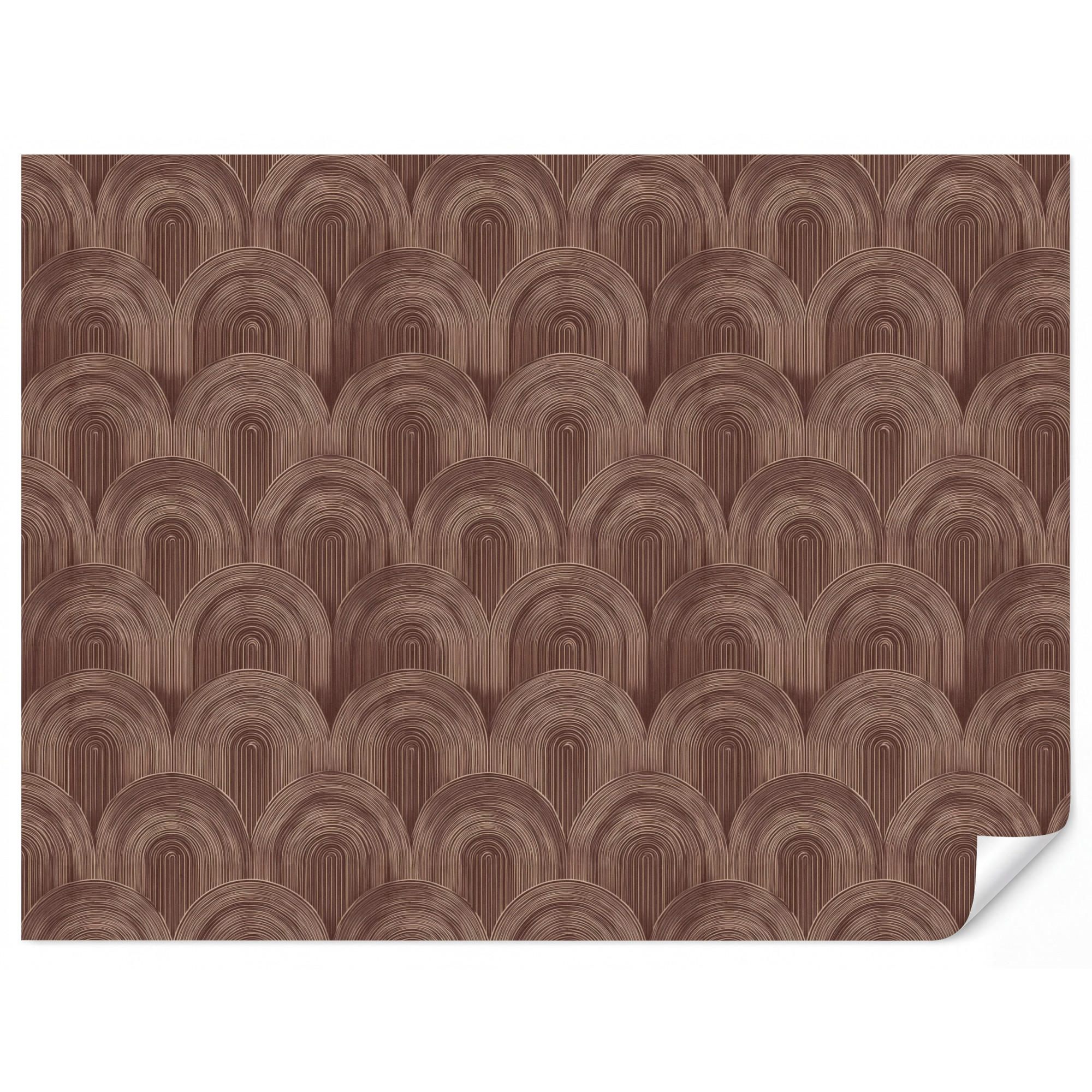 OnlyWow Tapete Dunkelbraun 300x220 cm