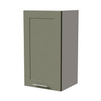 HÄNGESCHRANK Oslo W2/40 Weiß / Reed Green Matt 40 / 32,5 / 72cm - Weiß/Grün, Holz/Holzwerkstoff (40/72/32.5cm) - Feldmann-Wohnen