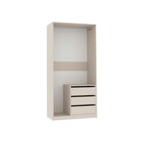 GARDEROBENSCHRANK OFFEN TRES 11C CASHMERE 100/206/51 cm - Kaschmir, Holzwerkstoff (100/206/51cm) - Marmex Möbel