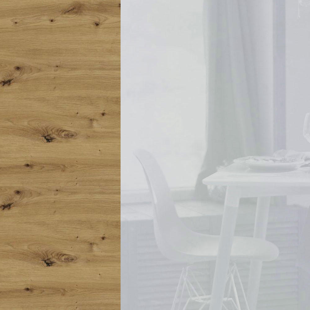 Thumbnail - Feldmann-Wohnen Küchenhängeschrank, Grau, Eiche Artisan, Holz, 3 Fächer, 20x96x32.5 cm, Küchen, Küchenmöbel, Küchenschrä...