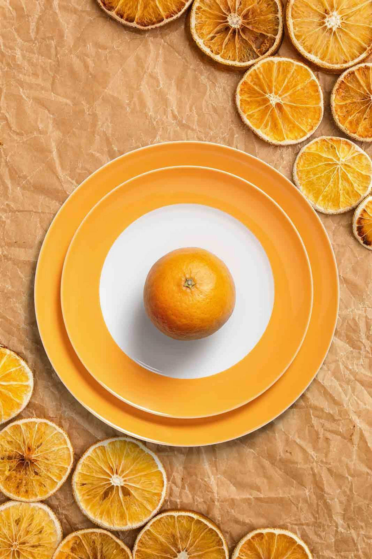 SPEISETELLER Liberty Pure Colors Mango Orange ø 27 cm - Orange, Keramik (27.3cm) - Seltmann Weiden
