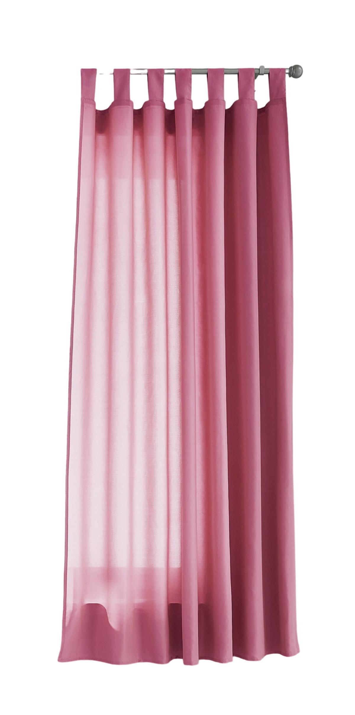 VORHANG POTSDAM HxB 175x140 cm Pink - Pink, Textil (140/175cm) - Gardinenbox