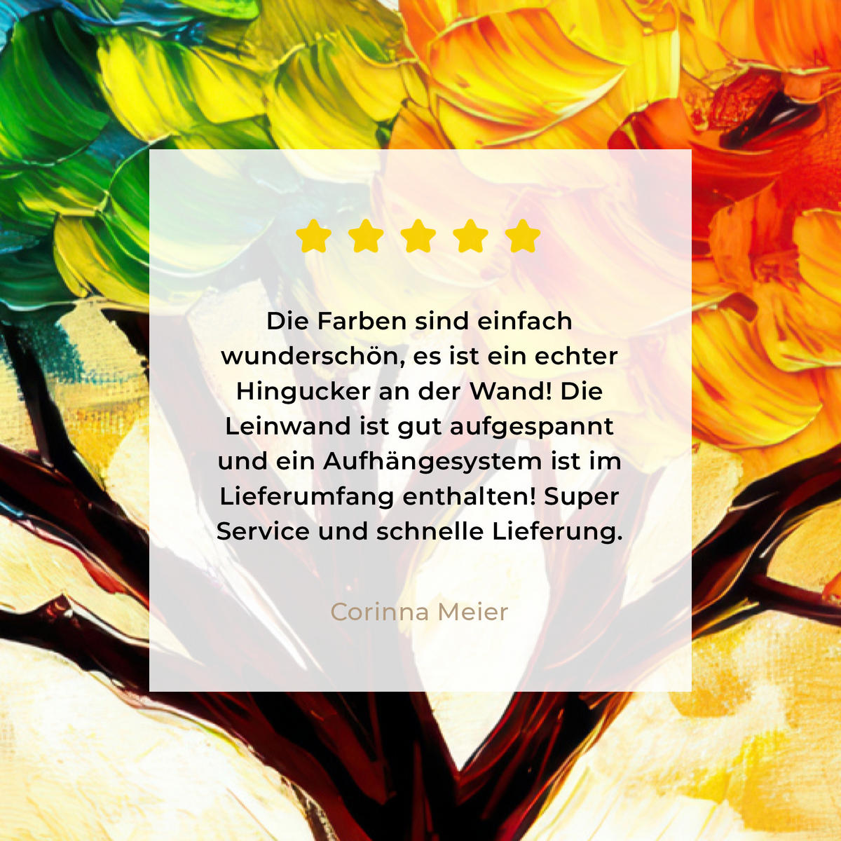 LEINWANDBILD - Baum - Kunst - Natur - Sonnenuntergang - 60x90 - Kunstdruck - Multicolor, Textil (60/90cm) - MuchoWow