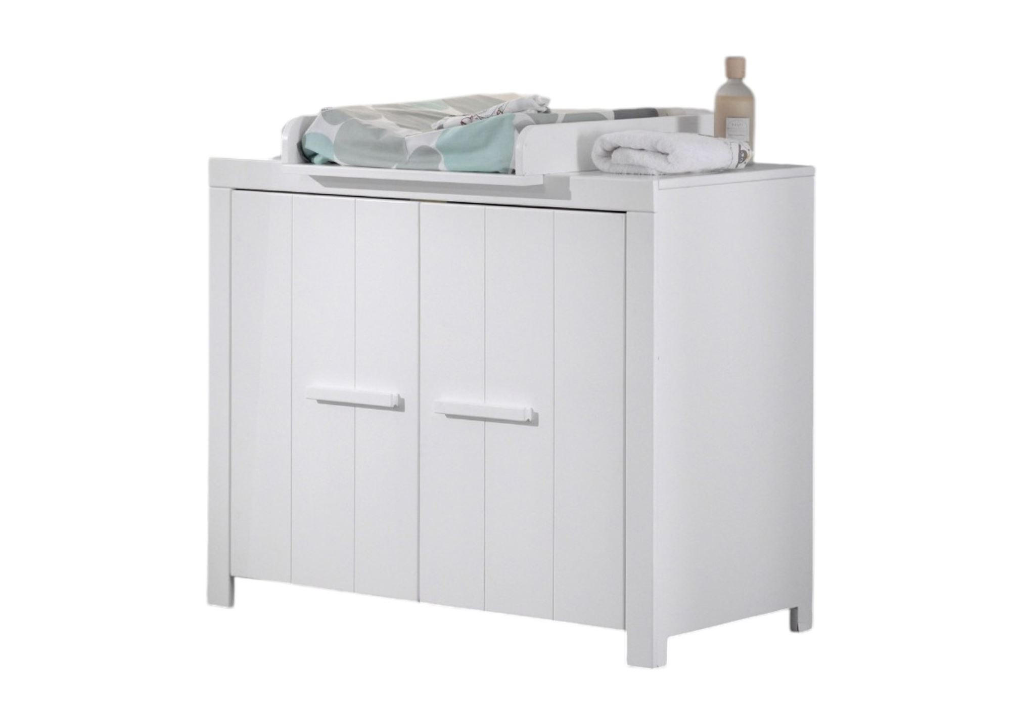 WICKELAUFSATZ Karalynn 76x54x10 aus MDF in Weiß - Weiß, Holzwerkstoff (76/10/54cm) - 58aufmkessel