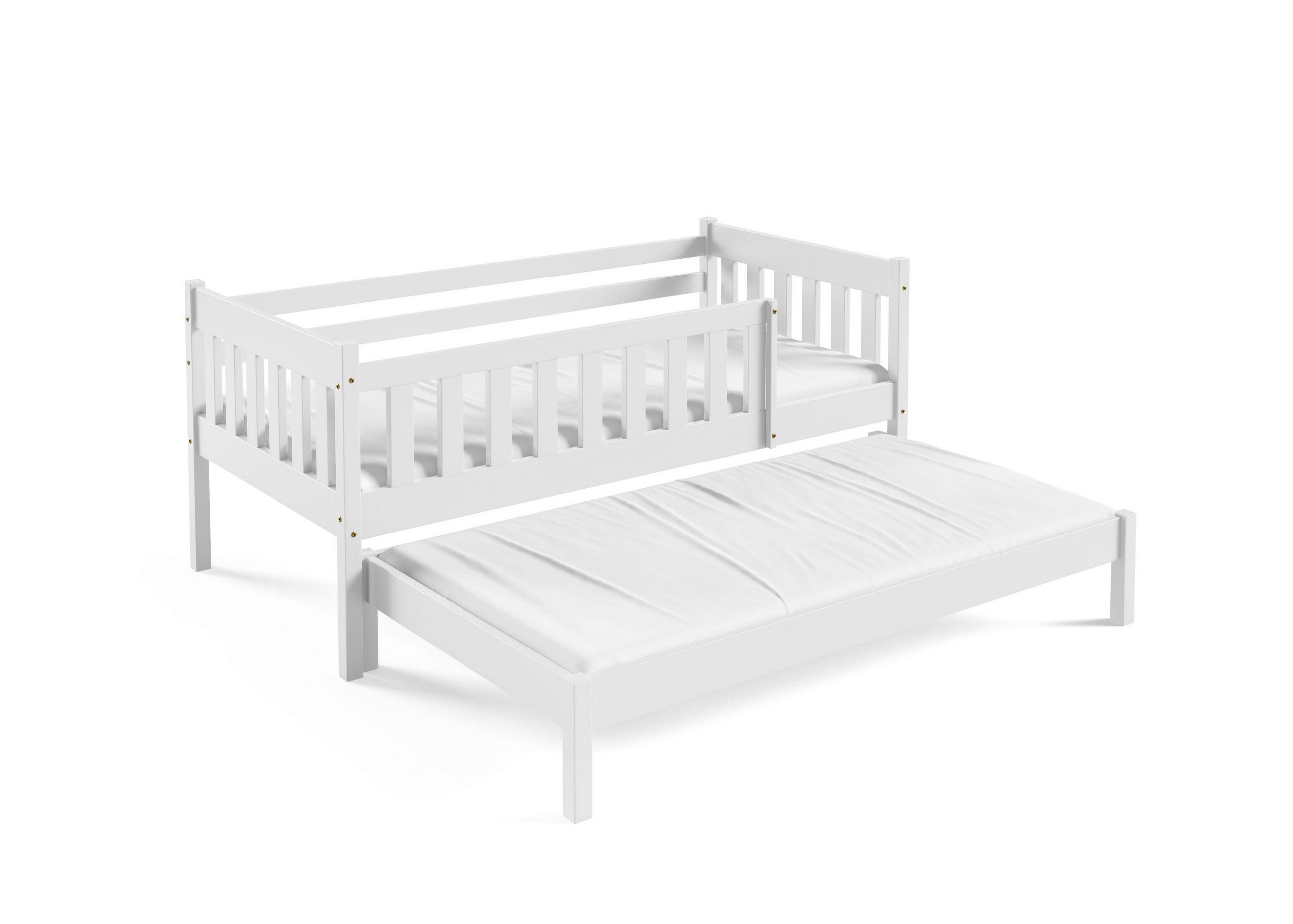 KINDERBETT STELLA 80x160 cm Weiß - Weiß, Holz (80/160cm) - MASSENO