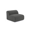 SESSEL Bouclé-Stoff Graphitgrau 75cm - Graphitfarben/Grau, Textil (75/67/97cm) - Sia Home